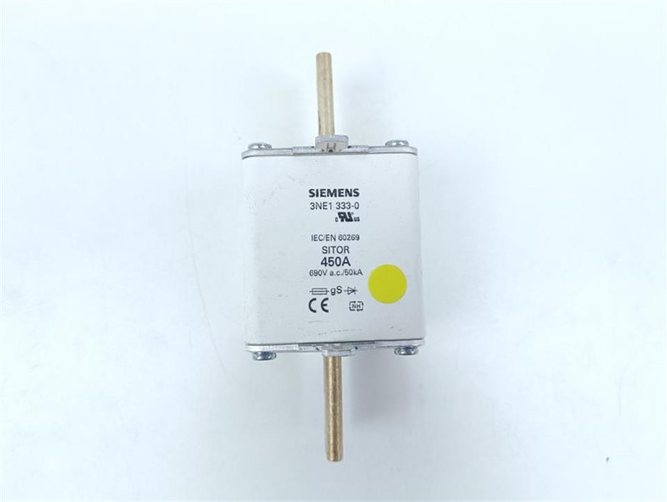 Siemens SITOR 450A 3NE1 333-0 Sicherungseinsatz 690V a.c. / 50kA TOP ZUSTAND