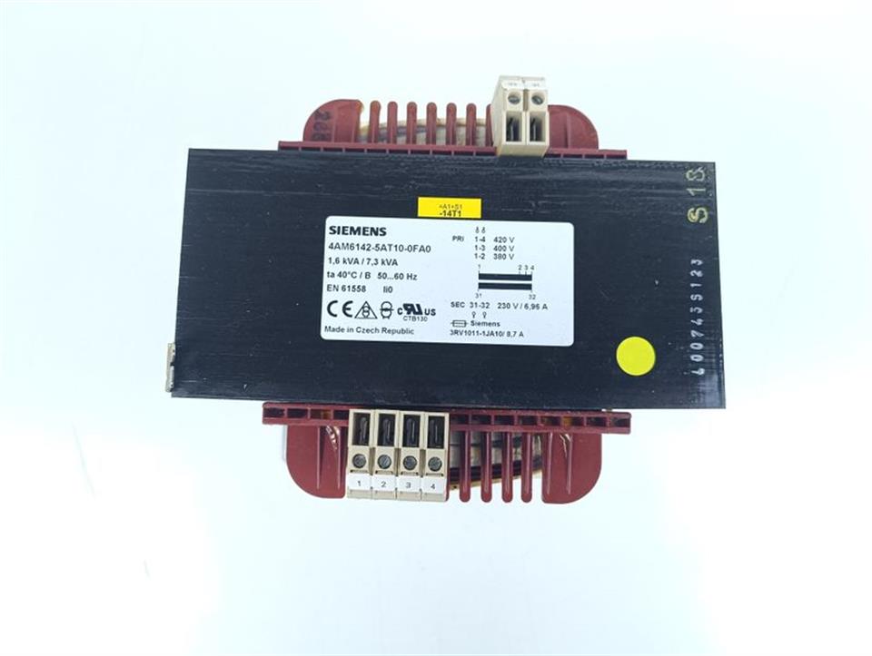 Siemens Transformator 4AM6142-5AT10-0FA0 1.6 / 7.3 KVA TOP ZUSTAND