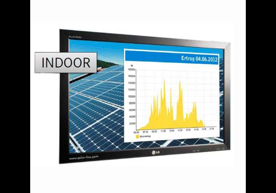 SOLARFOX DISPLAY SF-300 24? Anzeigedisplay 24Zoll PV-Anlage SC-2000 Software NEU