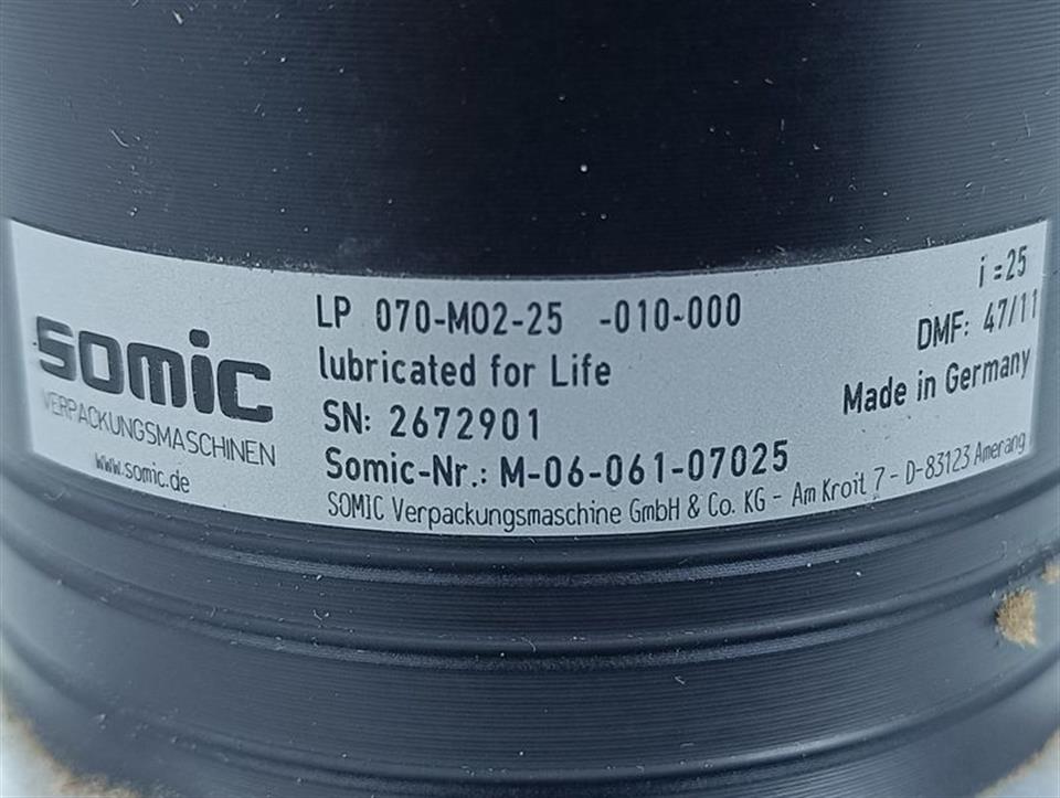 Somic Wittenstein Alpha LP 070-M02-25 -111-000 Ratio 25 TOP ZUSTAND