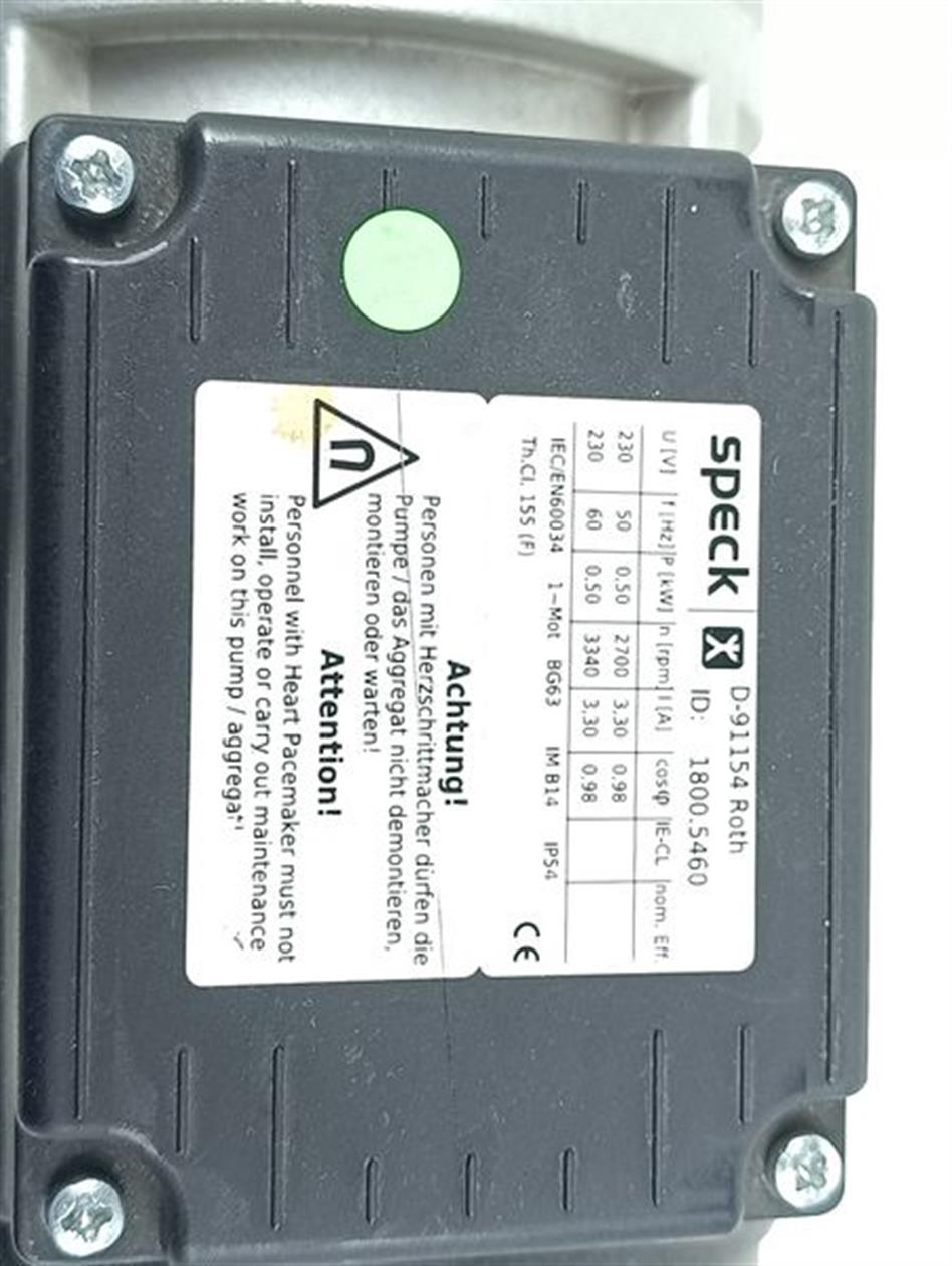 Speck Pumpen EY-2251-MK.0015 Peripheralradpumpe NEUWERTIG