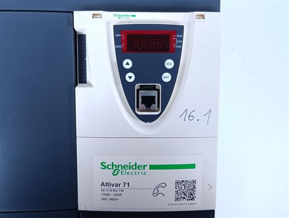 Telemecanique Schneider ATV71HD15N4 + VW3A1101 380/480V TOP ZUSTAND & TESTED