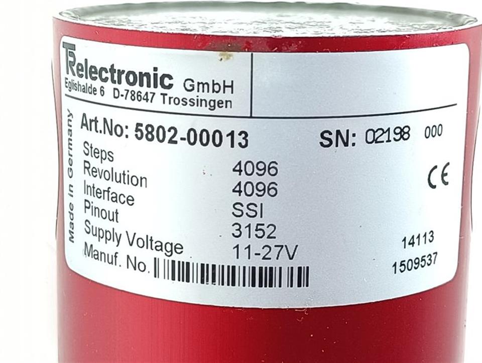TR Electronic 5802-00013 Encoder TOPZUSTAND