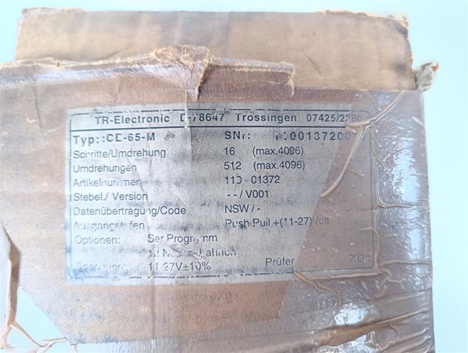 TR electronic CE-65-M Art.-Nr.: 110-00137 TOP ZUSTAND & OVP