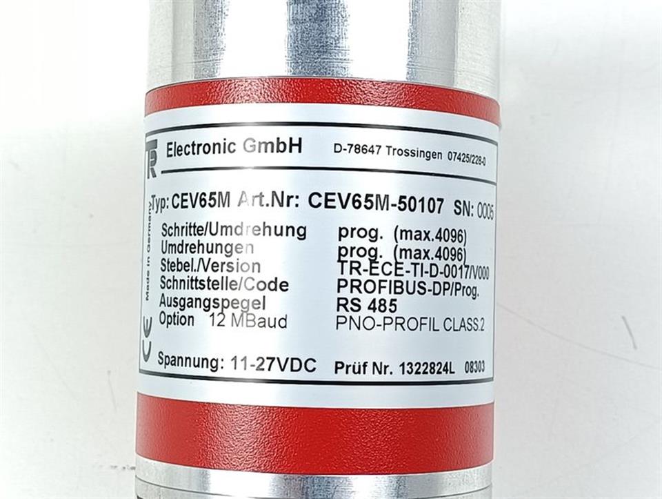 TR Electronic CEV65M Art.Nr.CEV65M-50107 RS 485 NEUWERTIG & OVP