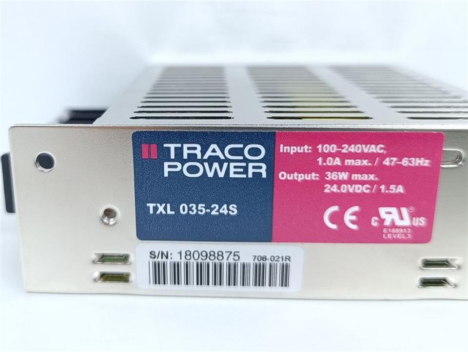 TRACO POWER TXL 035-24S 240VAC 1A TOP ZUSTAND
