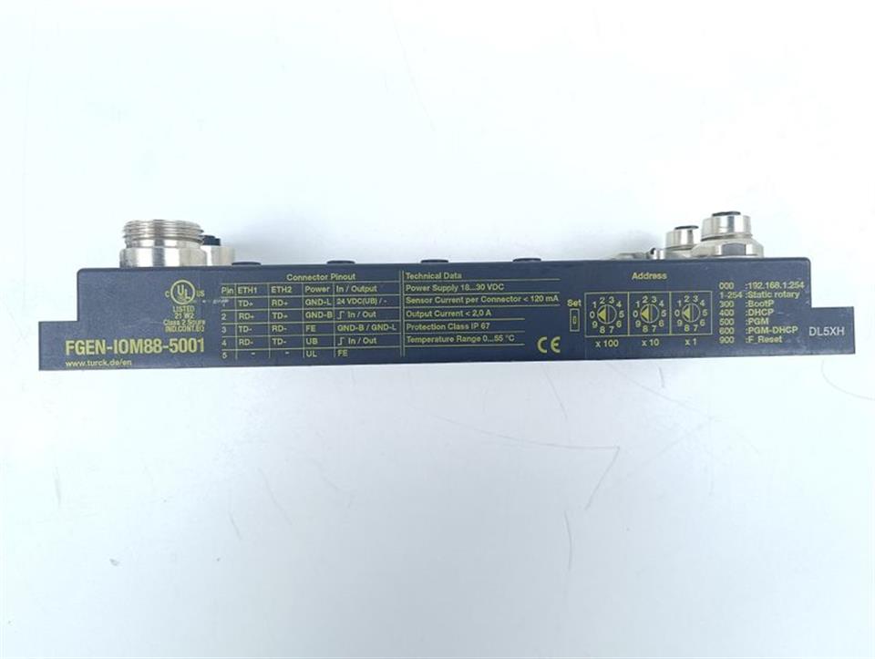 TURCK Compact multiprotocol Modul FGEN-IOM88-5001 Ident No: 6825424 TOP ZUSTAND
