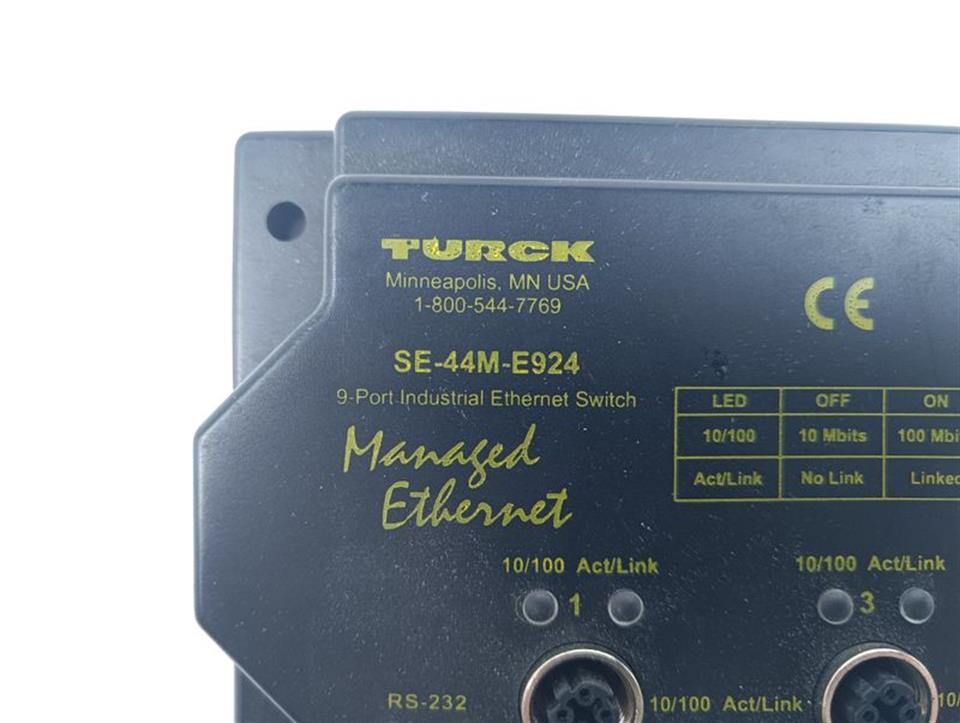 TURCK SE-44M-E924 Managed Ethernet TOP ZUSTAND