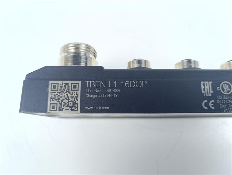 TURCK TBEN-L1-16DOP Multiprotokoll-I/O-Modul ID: 6814007 V3.2.8.0 TOP ZUSTAND