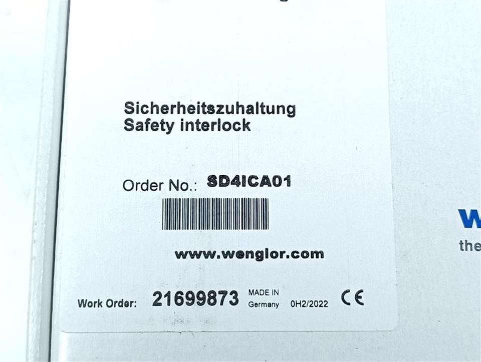 Wenglor SD4ICA01 Safety Interlock UNUSED OVP