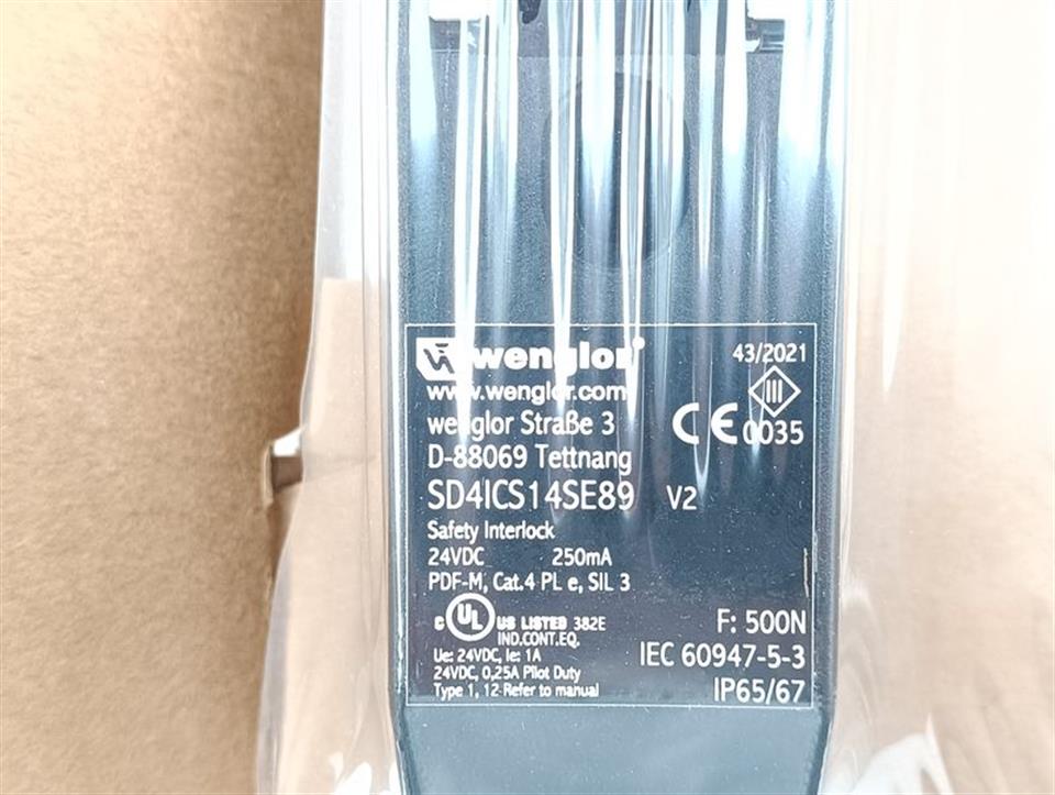 Wenglor SD4ICS14SE89  Safety Interlock UNUSED OVP