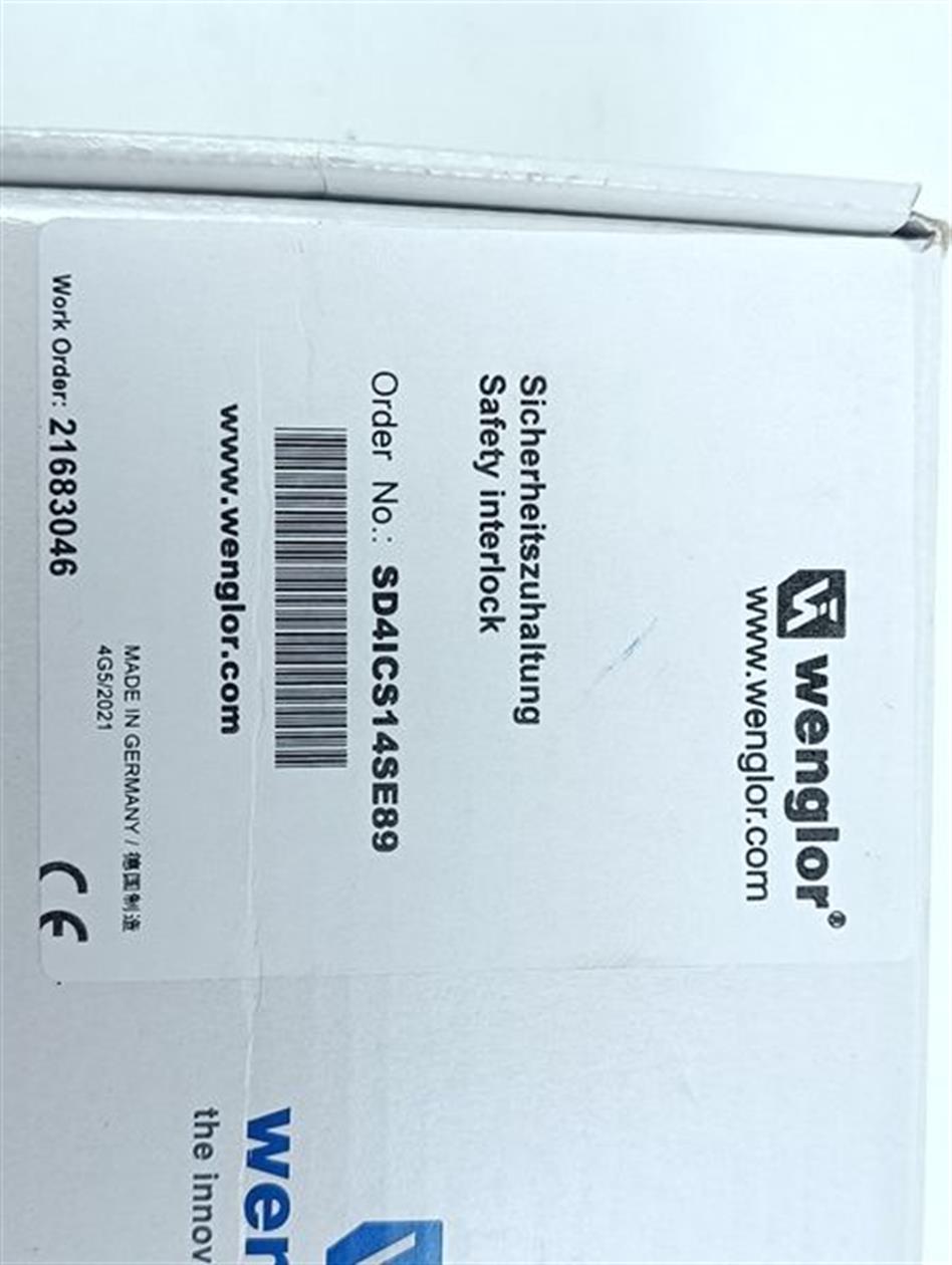 Wenglor SD4ICS14SE89  Safety Interlock UNUSED OVP