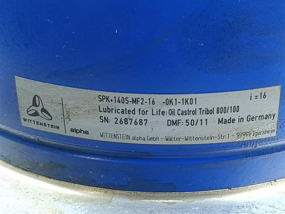 Wittenstein Alpha Getriebe SPK+140S-MF2-16-0K1-1K01 i: 16 TOP ZUSTAND